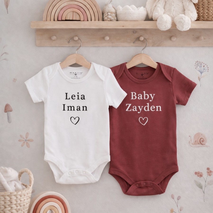 Organic Heart Bodysuit (Colours available)